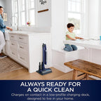 Shark WS633 WANDVAC System Pet Pro Cordless Stick &amp; Handheld Vacuum Combo 3-in-1 Ultra-Lightweight Powerful with Boost Mode, Charging Dock &amp; Motorized Hand Tool, Royal Blue, Navy