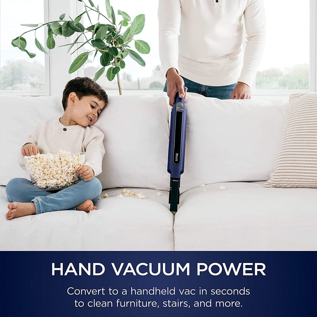 Shark WS633 WANDVAC System Pet Pro Cordless Stick &amp; Handheld Vacuum Combo 3-in-1 Ultra-Lightweight Powerful with Boost Mode, Charging Dock &amp; Motorized Hand Tool, Royal Blue, Navy