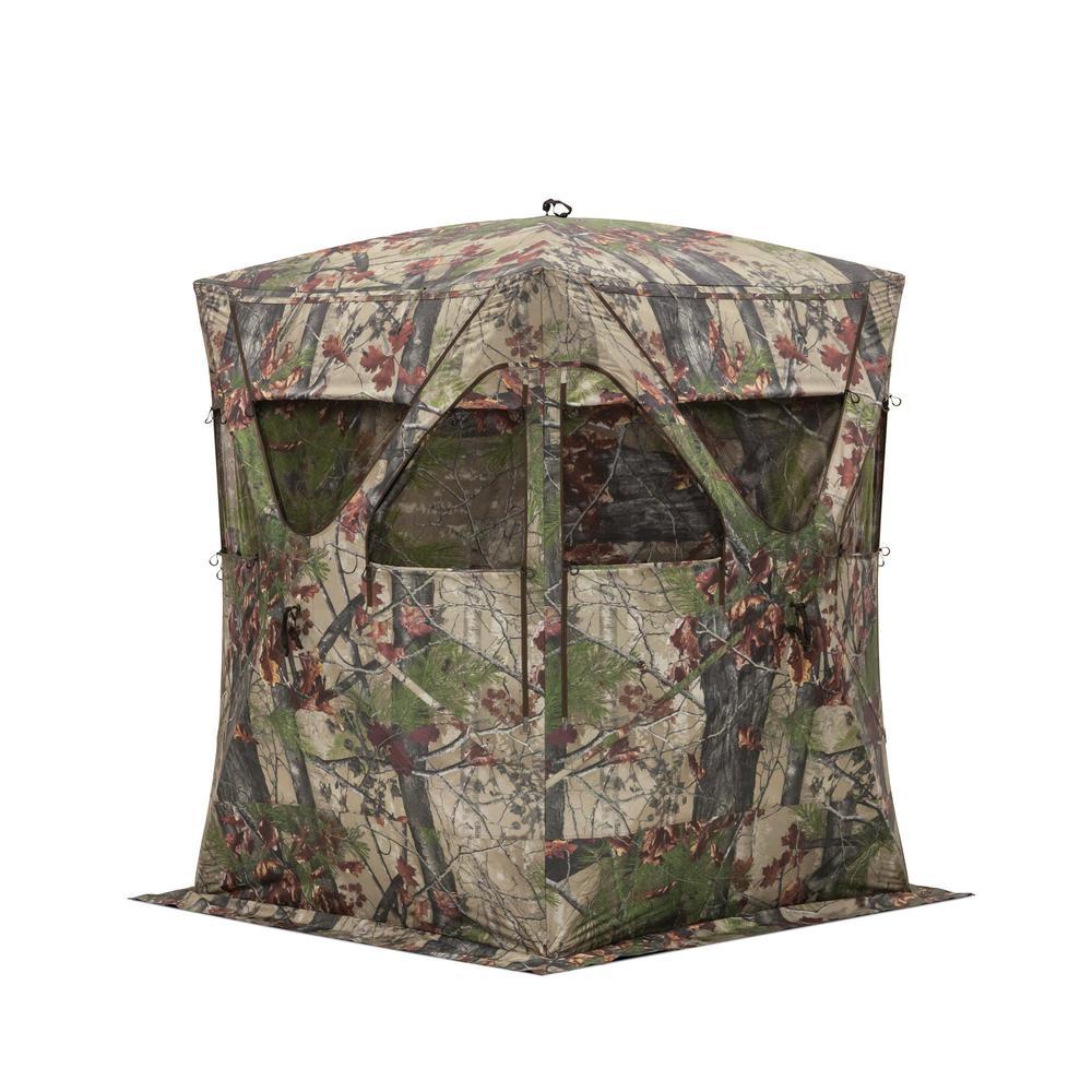 Big Mike Pop-Up Portable Hunting Blind in Backwoods Camo
