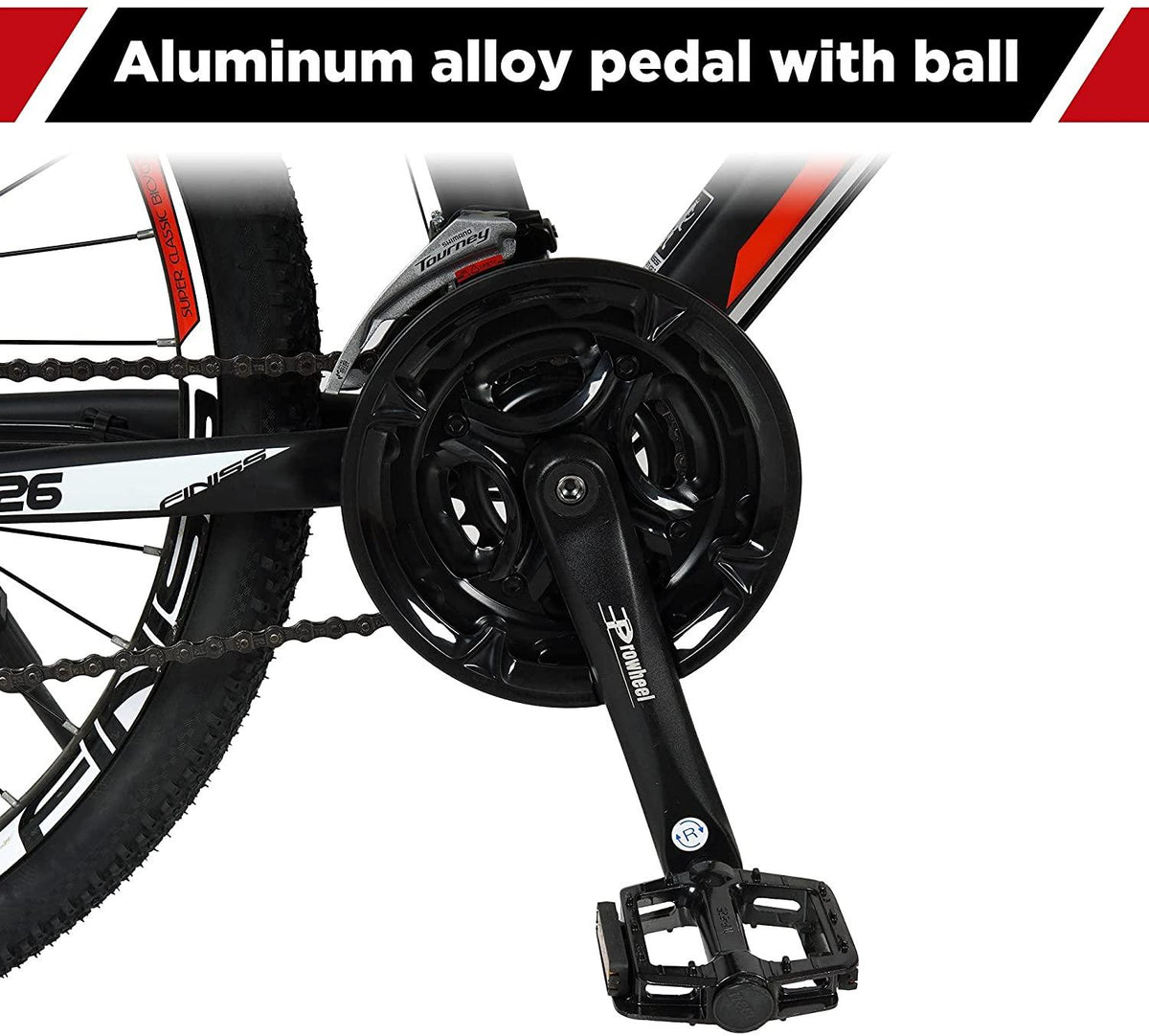 LASBAK Road Bike 24 Speed Dual Disc Brake 26 Inches 700C Lightweight Aluminum Frame Road Bicycle Red Mountain Bike for Men and Women