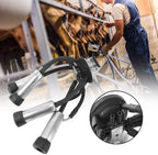 milking cluster, 240cc stainless steel rubber thick cow milking cluster with a hook, tough strong structure cow milk collector, smooth milk cup set for vacuum pump milking machine