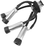milking cluster, 240cc stainless steel rubber thick cow milking cluster with a hook, tough strong structure cow milk collector, smooth milk cup set for vacuum pump milking machine