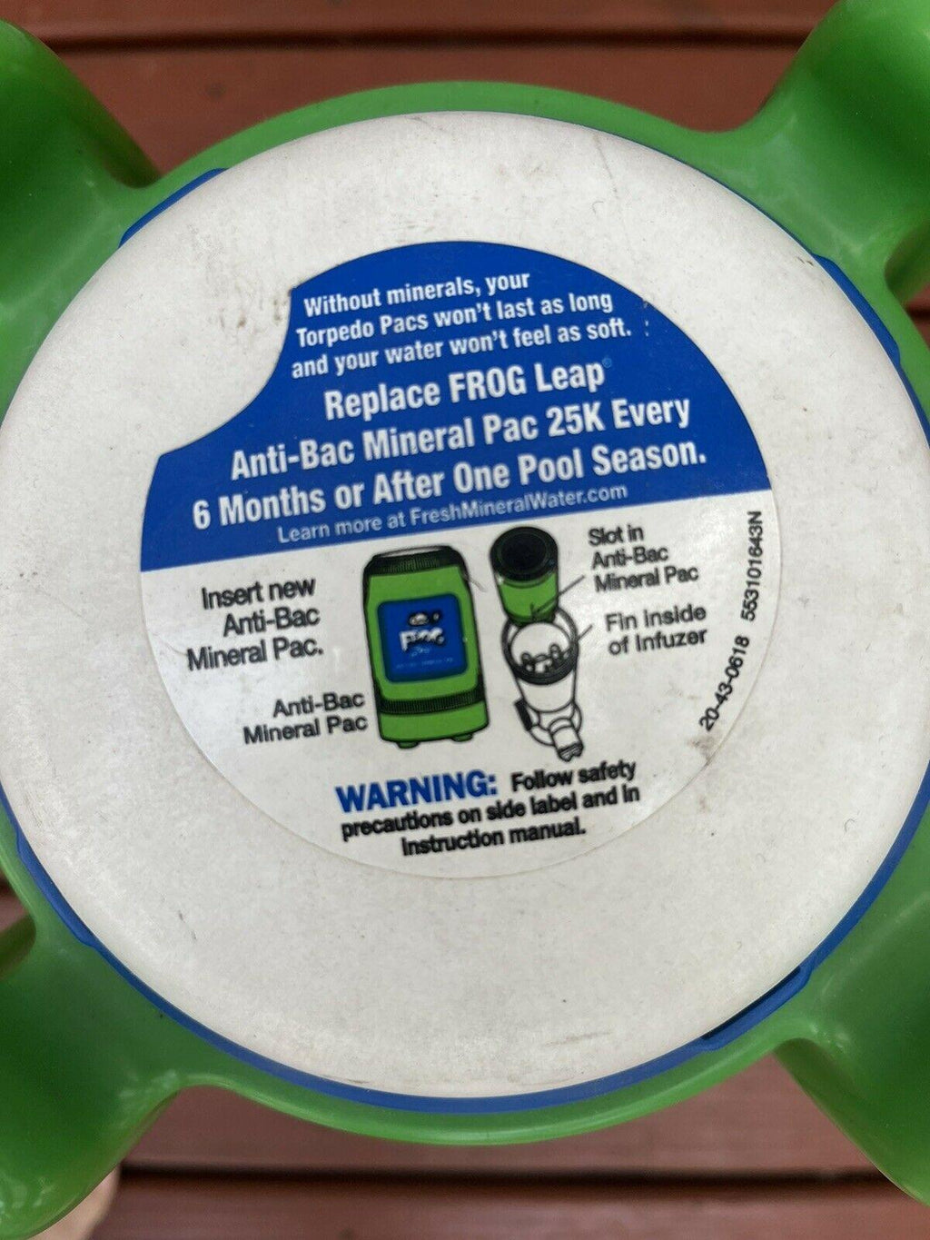 pool frog leap system infuzer cycler