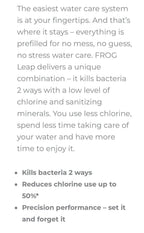 pool frog leap system infuzer cycler