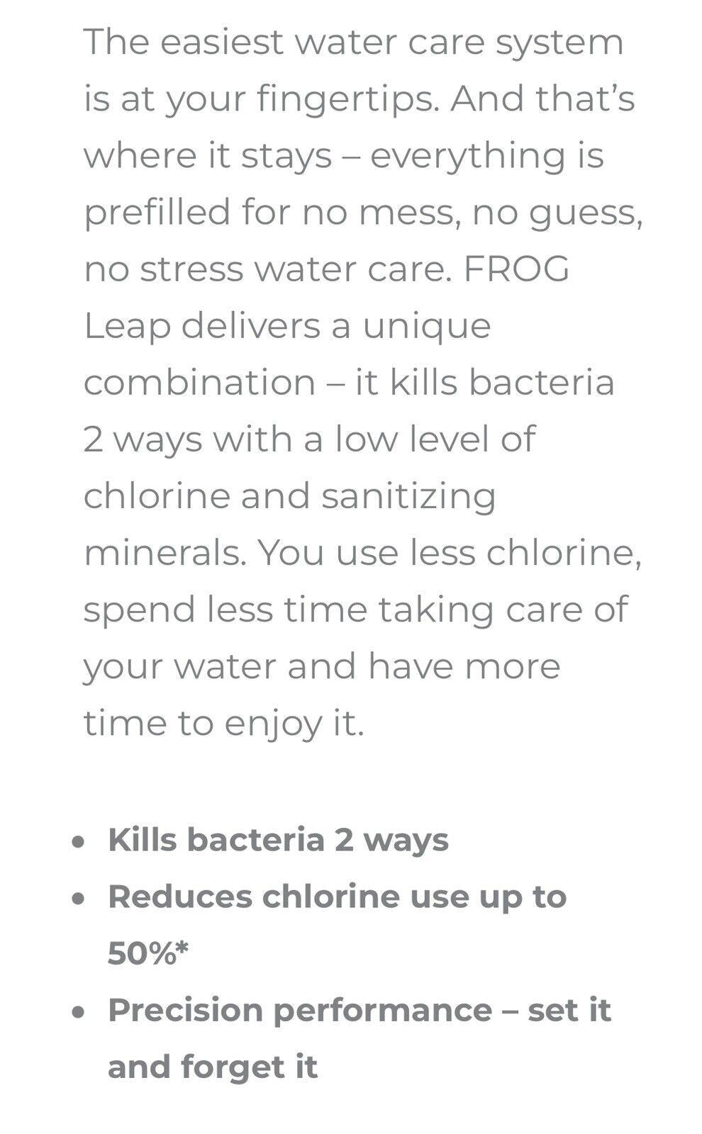 pool frog leap system infuzer cycler