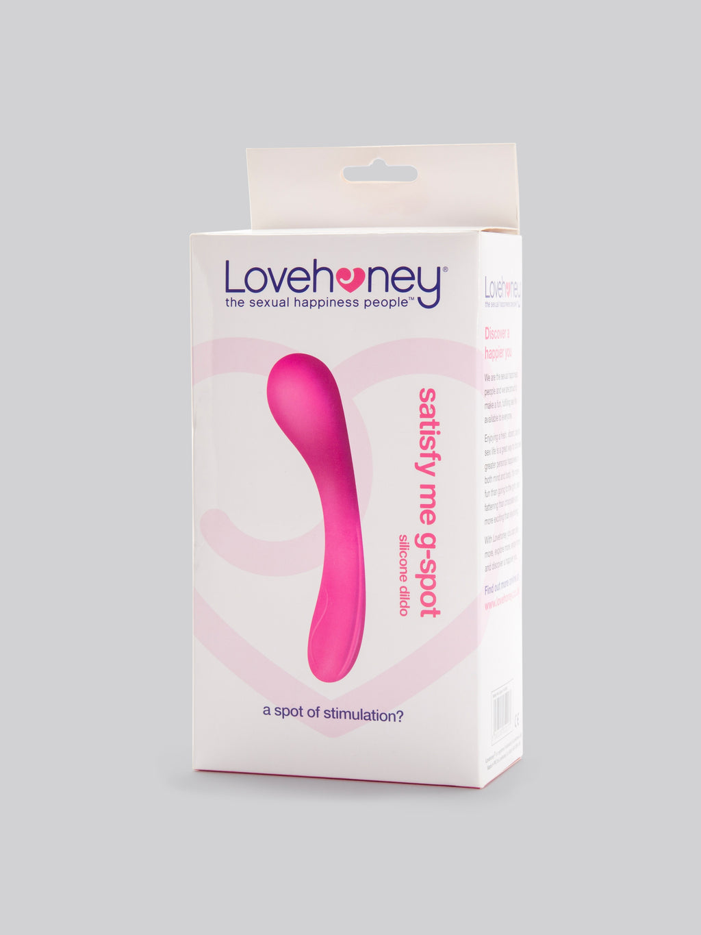 Lovehoney Satisfy Me G-Spot Silicone Dildo, Pink