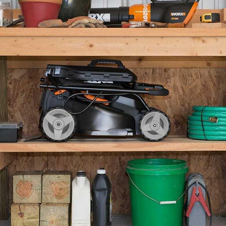 WG779 40V Power Share 4.0AH 14" Lawn Mower w/ Mulching & Intellicut (2x20v)