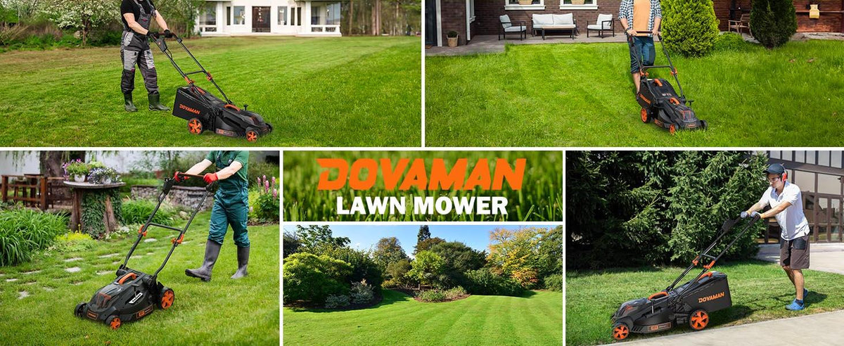 40V 19" Cordless Lawn Mower, Brushless Push Lawn Mower w/ 13.2Gal Bag, 98% Grass Collection, 3-Step er Foldable, 6-Position Height Adjustment Meets Various Cutting Needs