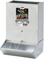 little giant bpf2 heavy duty mountable or freestanding 2 hole baby piglet livestock multipurpose trough feeder, 7 pound capacity (4 pack)