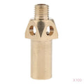 100Pcs/Set Solid Brass Replacement Tip/ Nozzle/ Jet/ Burner for Propane