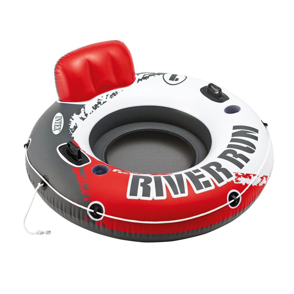 River Run 1 53" Inflatable Floating Tube Lake Pool Ocean Raft (7 Pack)