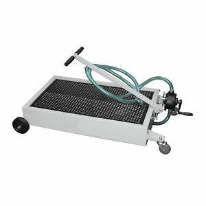 Shop Tuff 15 Gallon Capacity Oil Steel Drain with Hand Pump (For Parts)