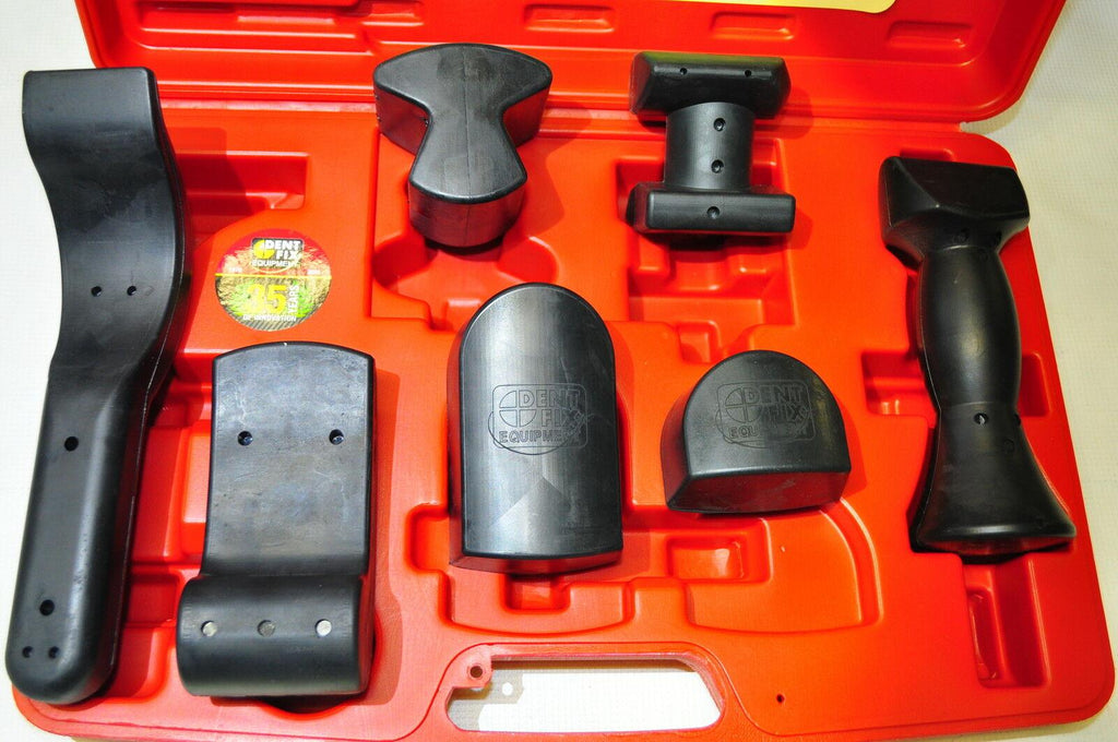 Spitznagel Dentfix  DF-AB711 7 Pc Rubberized Dolly Set  Dent fix Rubber Dolly