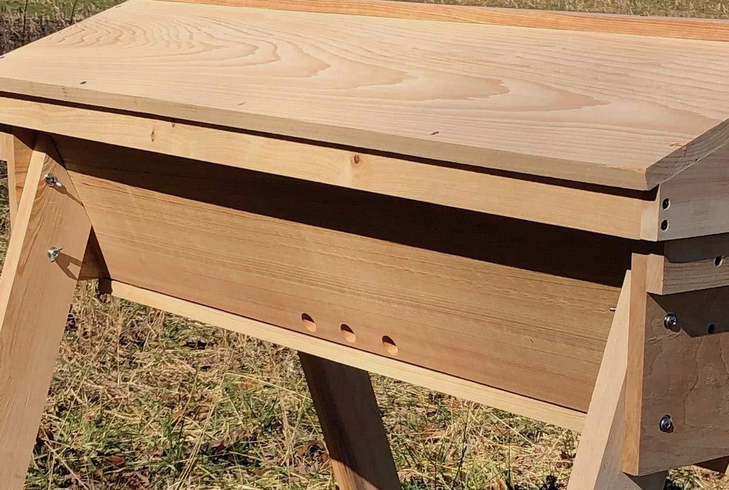 gold star honeybees top bar hive beekeeping kit