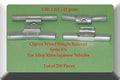 1.5oz 42g Clip-On Wheel Weight FN Style For Alloy Rims Japanese Vehicles 200 Pcs
