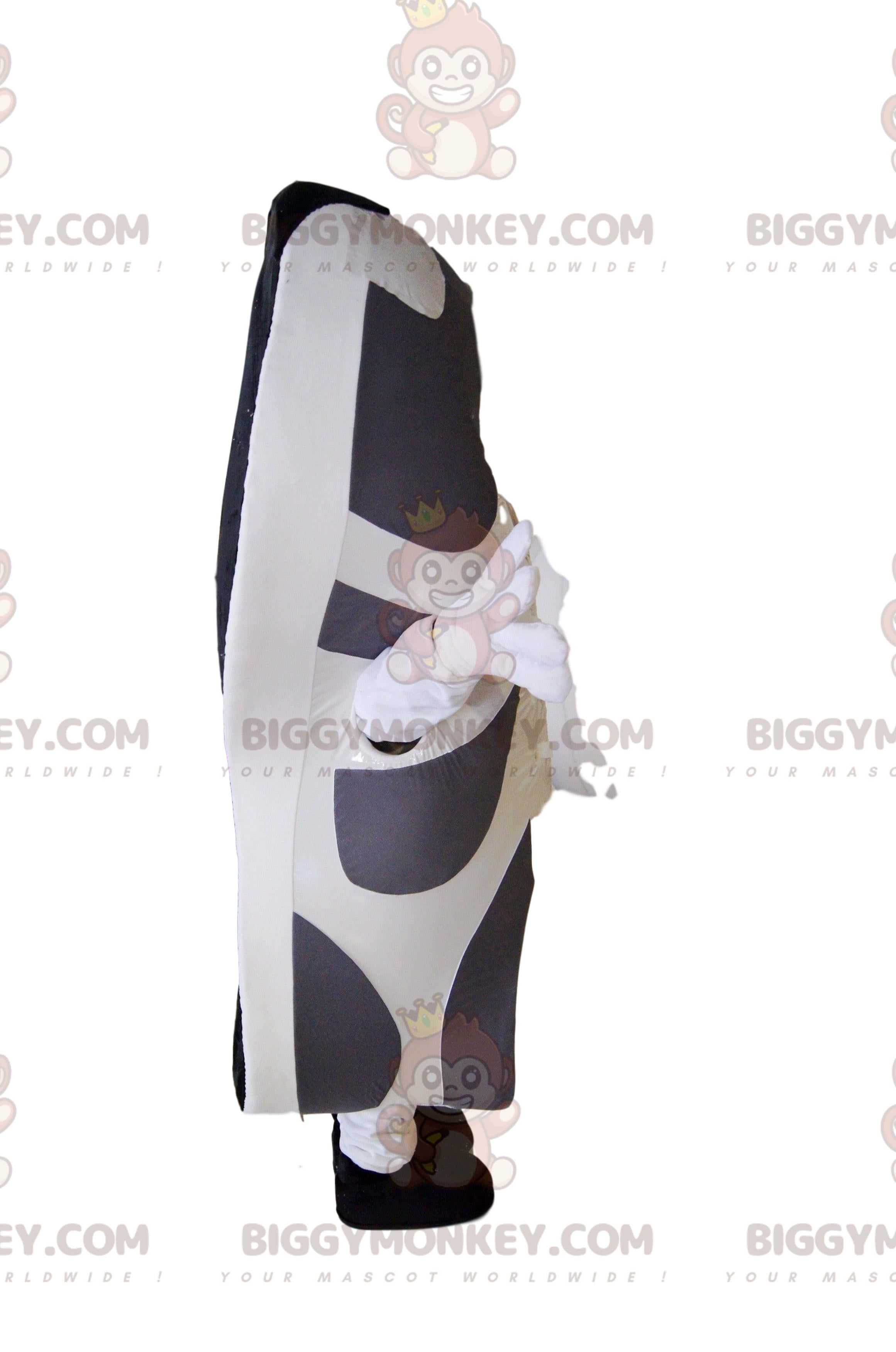 White and Gray Basketball BIGGYMONKEYMascot Costume. basketball costume