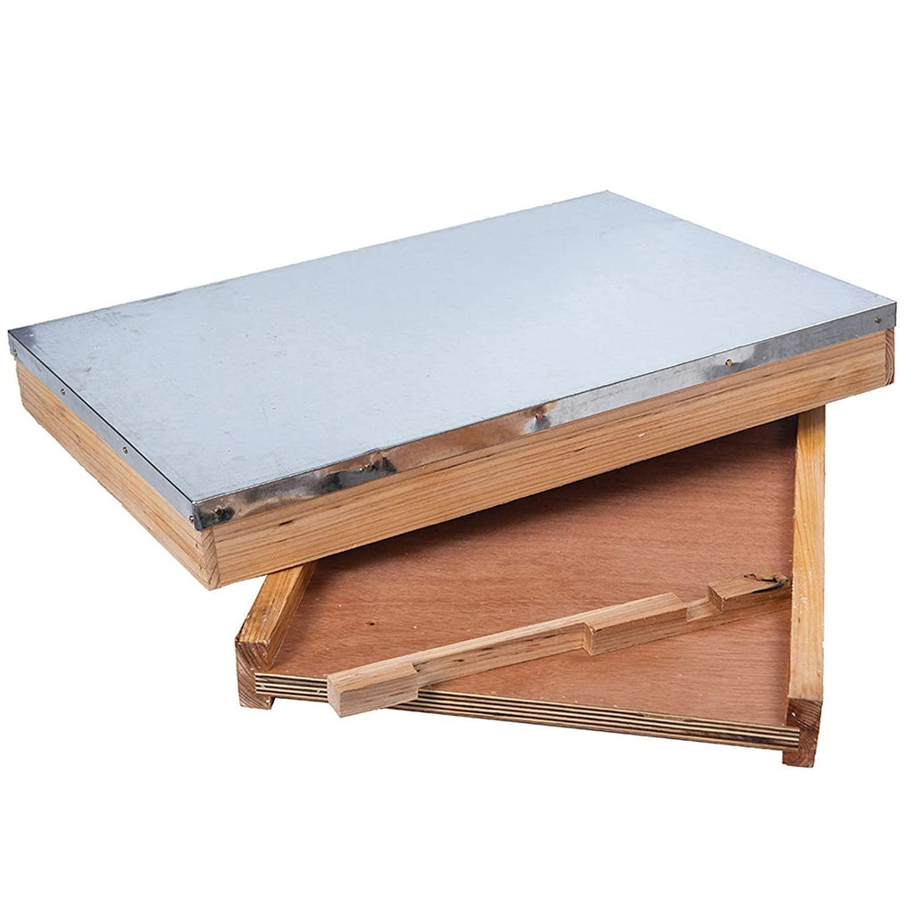 bee hive 10 frame bee hives and supplies starter kit, bee hive for beginner, honey bee hives includes 2 deep bee boxes, 1 bee hive super with beehive frames and foundation