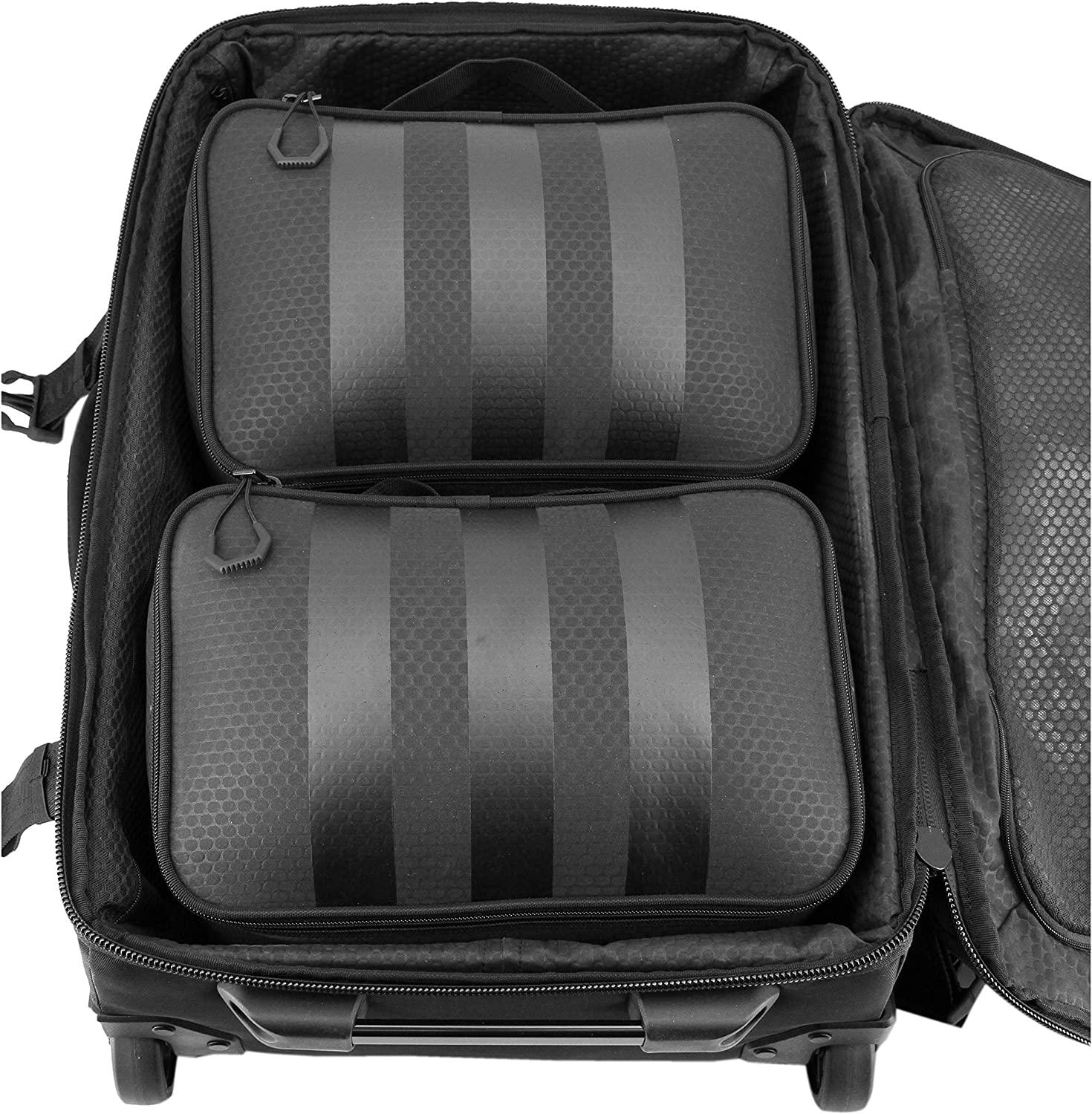 Stadium Wheel Bag, Black, One Size