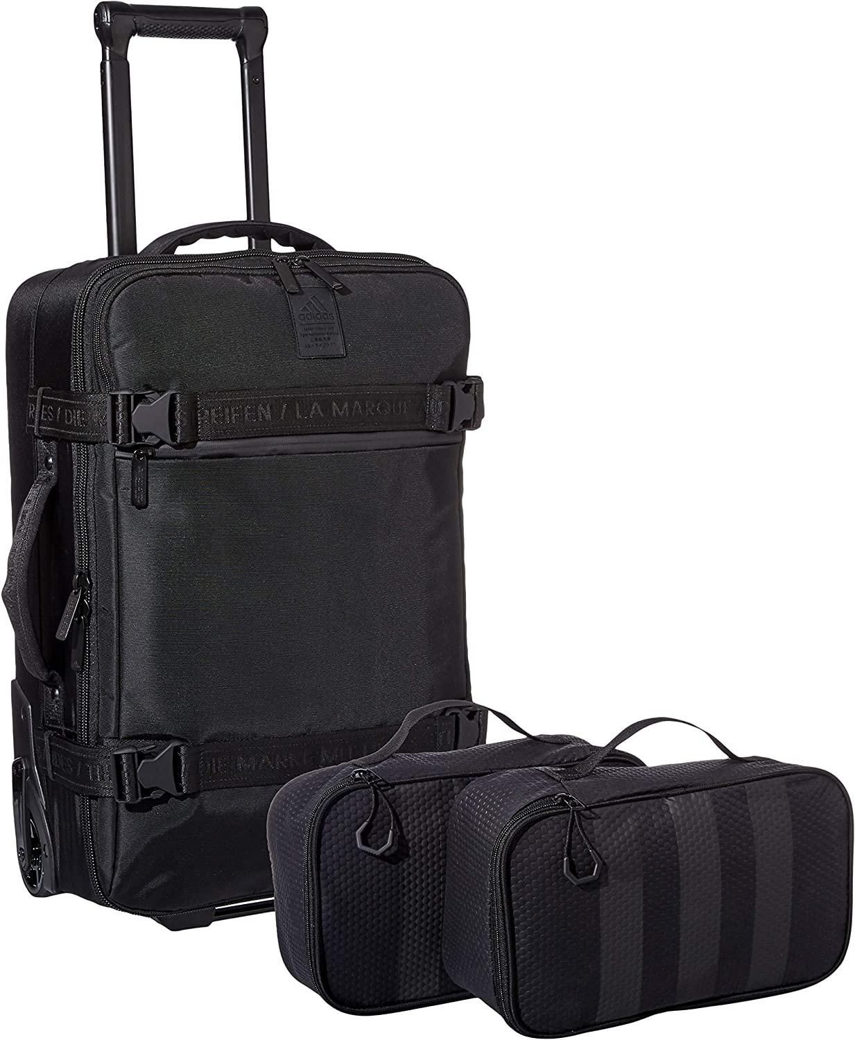 Stadium Wheel Bag, Black, One Size