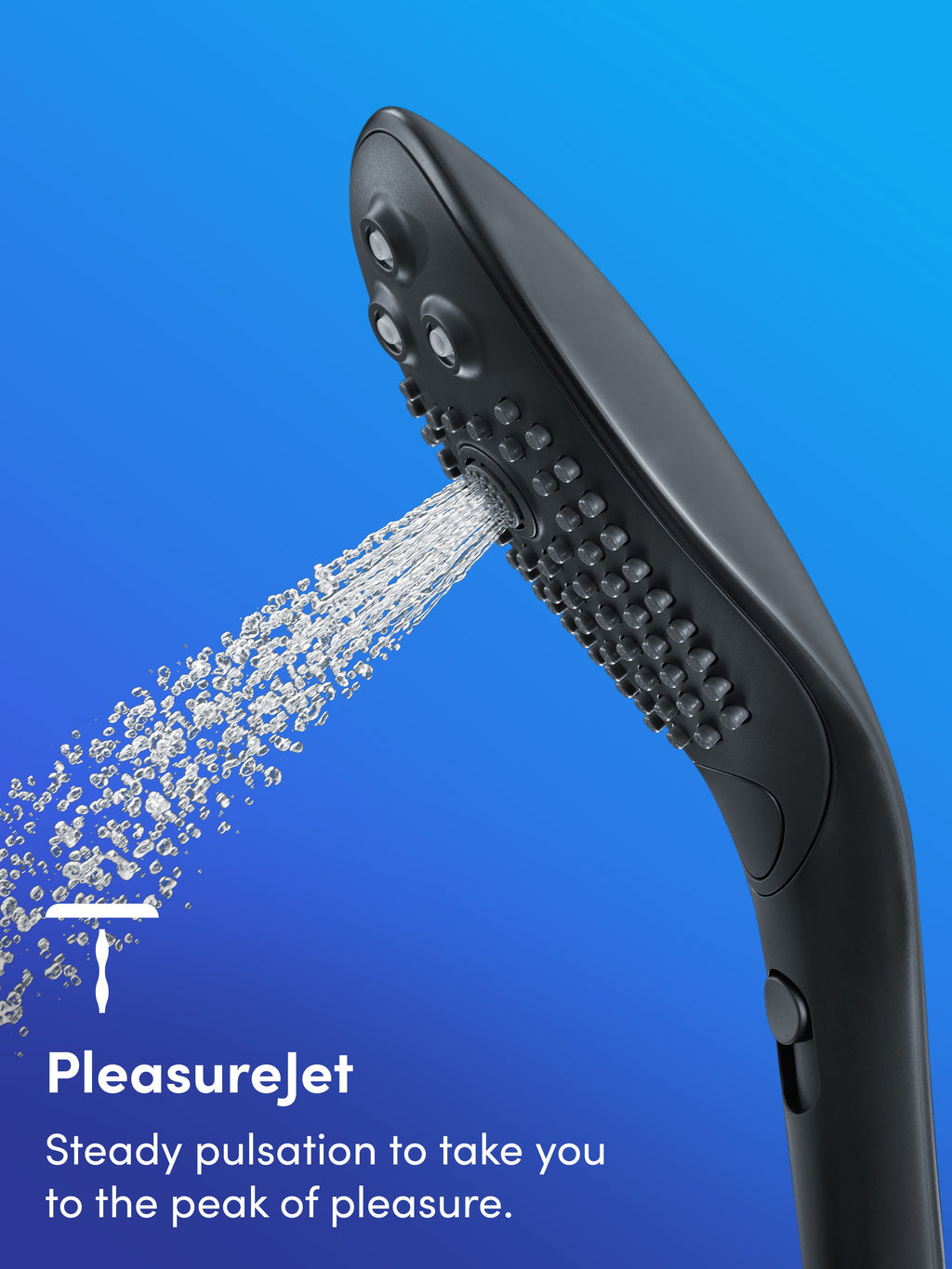 Womanizer X hansgrohe Wave Clitoral Stimulation Shower Head, Black | Black
