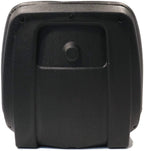 lawn mower, garden tractor utv / atv seat black high back vinyl universal mount b1lgt100bl
