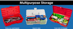 12-Inch ProBox Plastic Toolbox for Tools, Hobby or Craft StoraToolbox, Model 09912, (12-Inch x 5-1/2-Inch x 4-Inch), Red