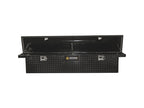 Northern Tool Slim Low Profile Crossover Truck Tool Box - Aluminum, Gloss Black, Paddle Latches, 69in. x 12in. x 13in., Model# 36212712