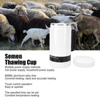 600ml frozen sperm thawing cup thermostatic cup for livestock pig cattle sheep us plug 100 240v,for thawing frozen sperm