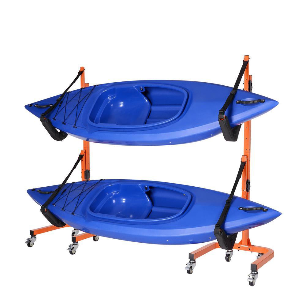 2-Boat Rolling Rack Storage