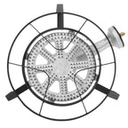 Lipobao Ey31-54 Outdoor Furnace Round Furnace 20W BTU Head Diameter 26cm With 1.2m Leather Tube With 0-20psig High Pressure Valve
