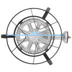 Lipobao Ey31-54 Outdoor Furnace Round Furnace 20W BTU Head Diameter 26cm With 1.2m Leather Tube With 0-20psig High Pressure Valve