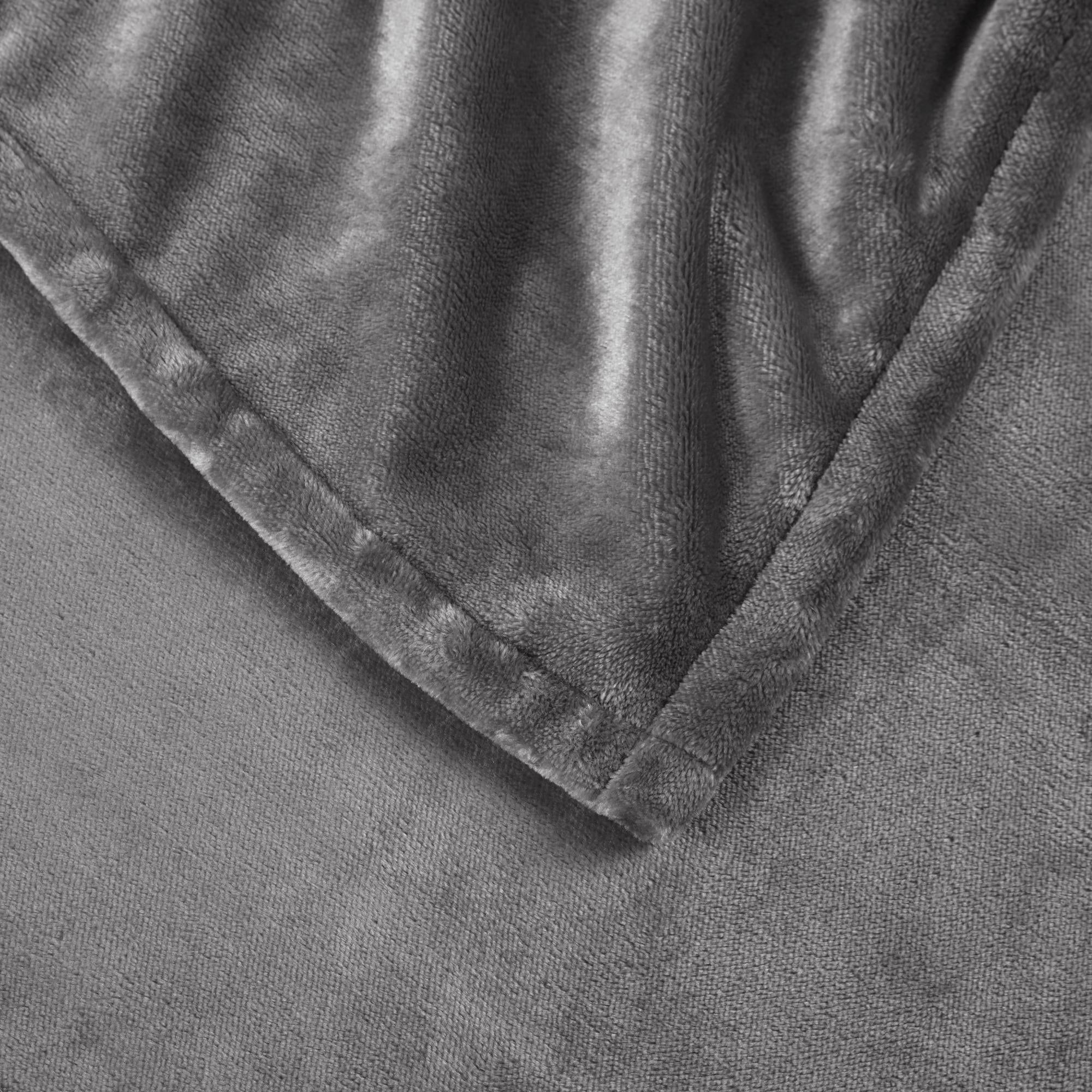 Serta Gray Polyester Cordless Electric Blanket, Queen
