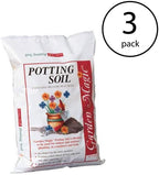 michigan peat garden magic indoor and outdoor organic planting potting top soil blend mix, 40 pound bag (3 pack)