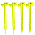 18 in. Anchoring Stake Kit with Straps for StaLarger Trees, Tents, Blinds, Canopies and Tarps (50-Count)
