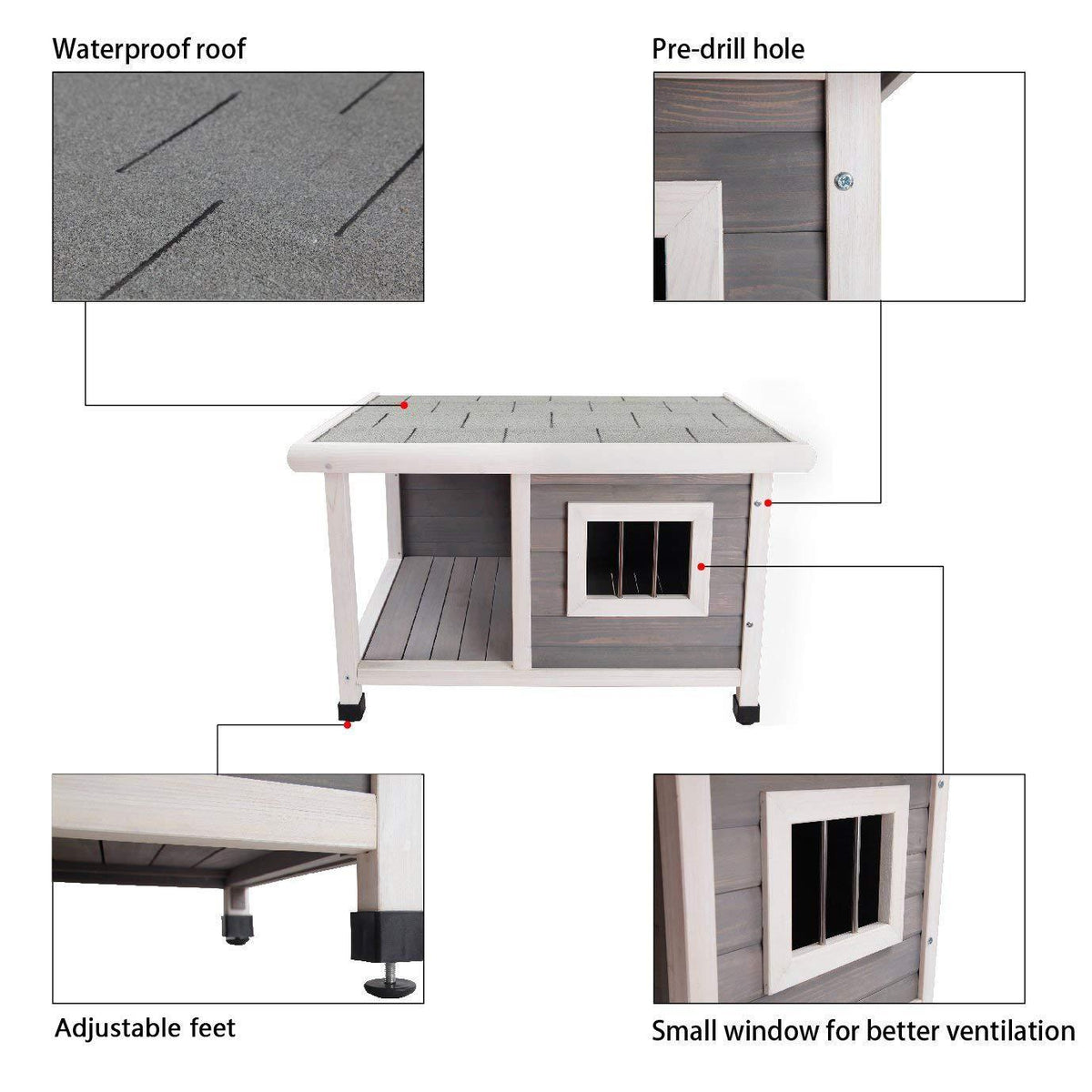 Petsfit Dog House, Dog House Outdoor
