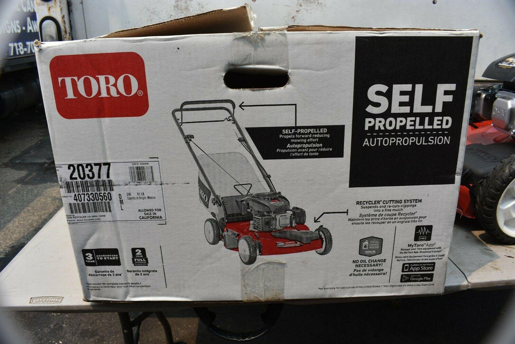 Recycler 2037 22'' Walk Behind Gas Self Propelled Lawn Mower Variable Speed
