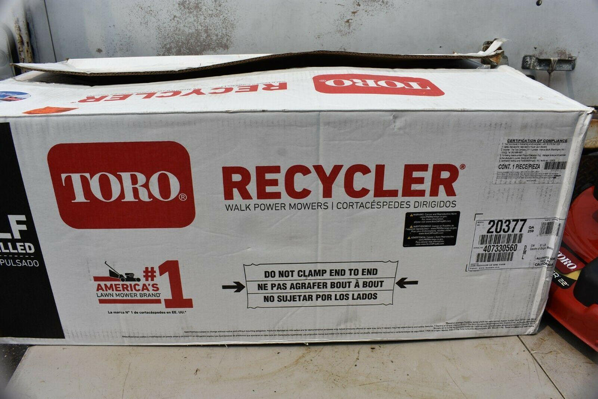 Recycler 2037 22'' Walk Behind Gas Self Propelled Lawn Mower Variable Speed