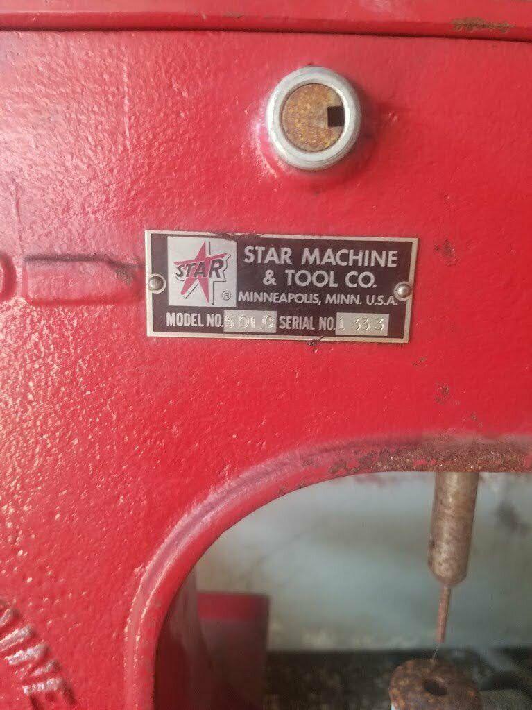 Star Machine & Tool Co. Brake & Clutch Riveter Model 50LC - Floor Standing
