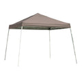 12 ft. W x 12 ft. D Sports Series Slant-Leg Pop-Up Canopy in Desert Bronze with 4-Position-Adjustable Steel Frame