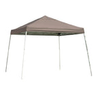 12 ft. W x 12 ft. D Sports Series Slant-Leg Pop-Up Canopy in Desert Bronze with 4-Position-Adjustable Steel Frame