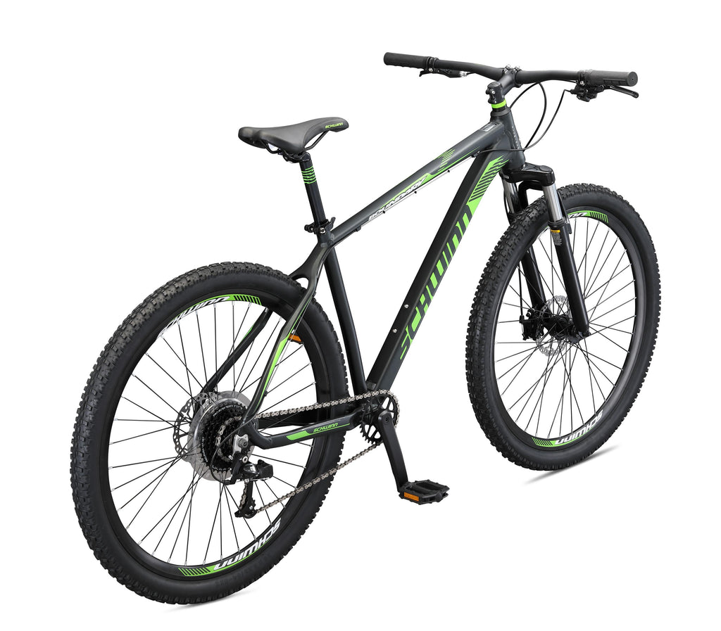 29" Men's Schwinn Boundary Mountain Bike, Black/Green