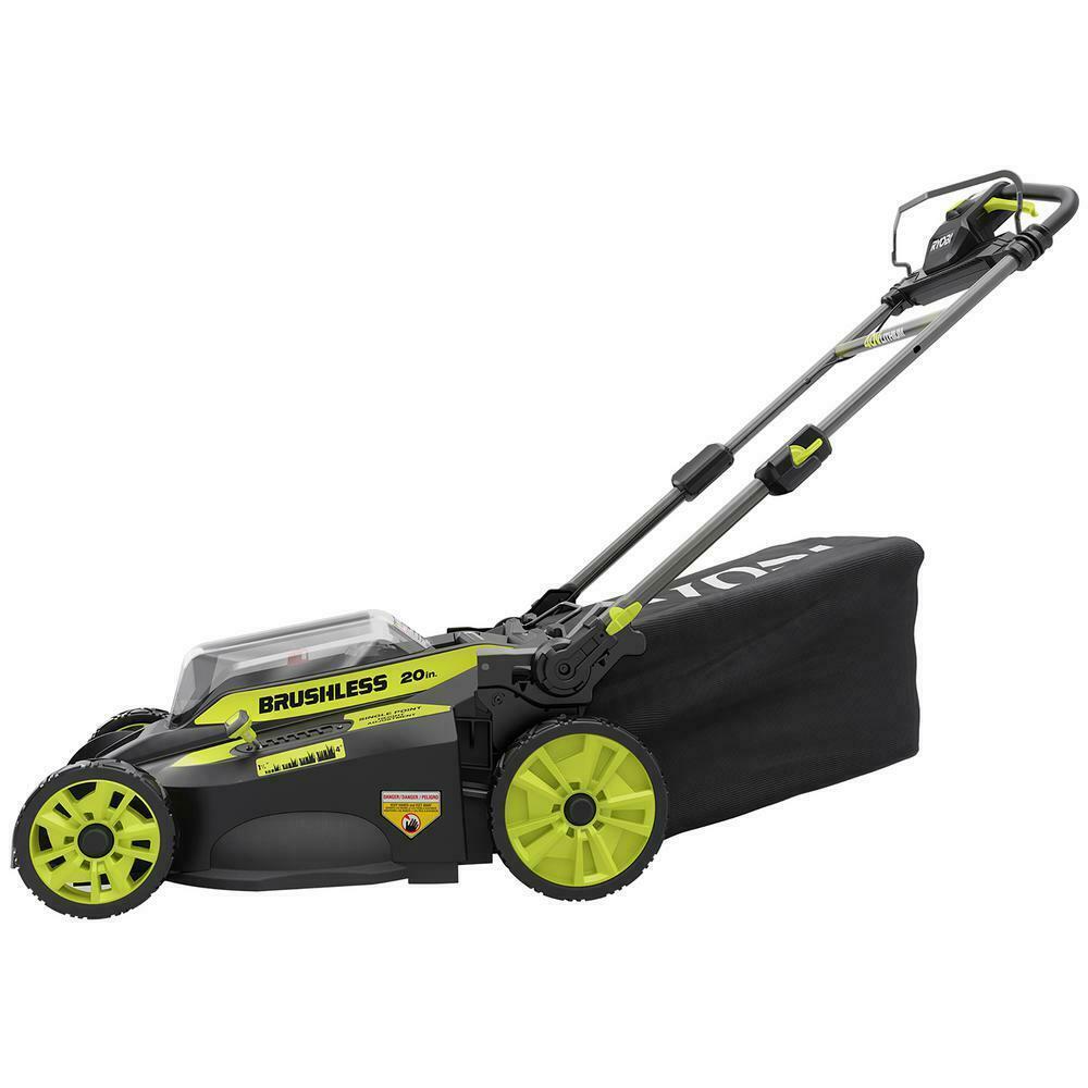 RYOBI Self-Propelled Lawn Mower Cordless Blower 40-Volt 6.0 Ah Battery Charger
