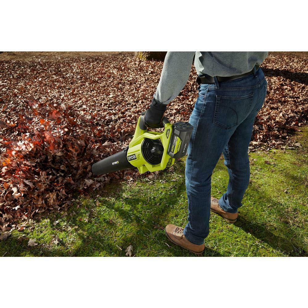 RYOBI Self-Propelled Lawn Mower Cordless Blower 40-Volt 6.0 Ah Battery Charger