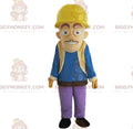 BIGGYMONKEYConstruction Worker Mascot Costume with Hard Hat
