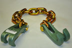 MO CLAMP 4152 Two Single Claws with 3/8" chain 25" overall Moclamp  Made in USA