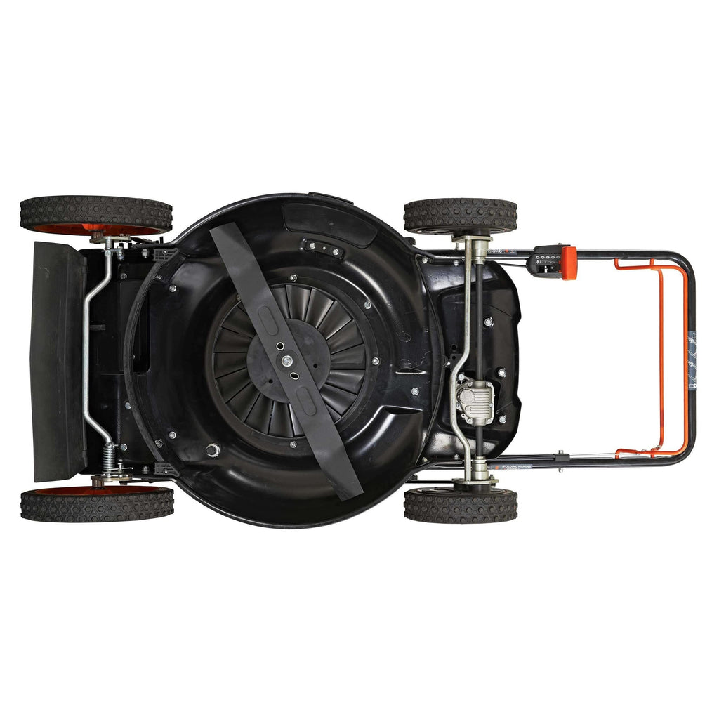 22 in. 201cc Select PACE 6 Speed CVT High Wheel FWD 3-in-1 Gas Walk Behind Self Propelled Lawn Mower, Black (YG2860)