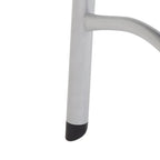Charcoal Plastic Seat Outdoor Safe Folding Chair (Set of 4)