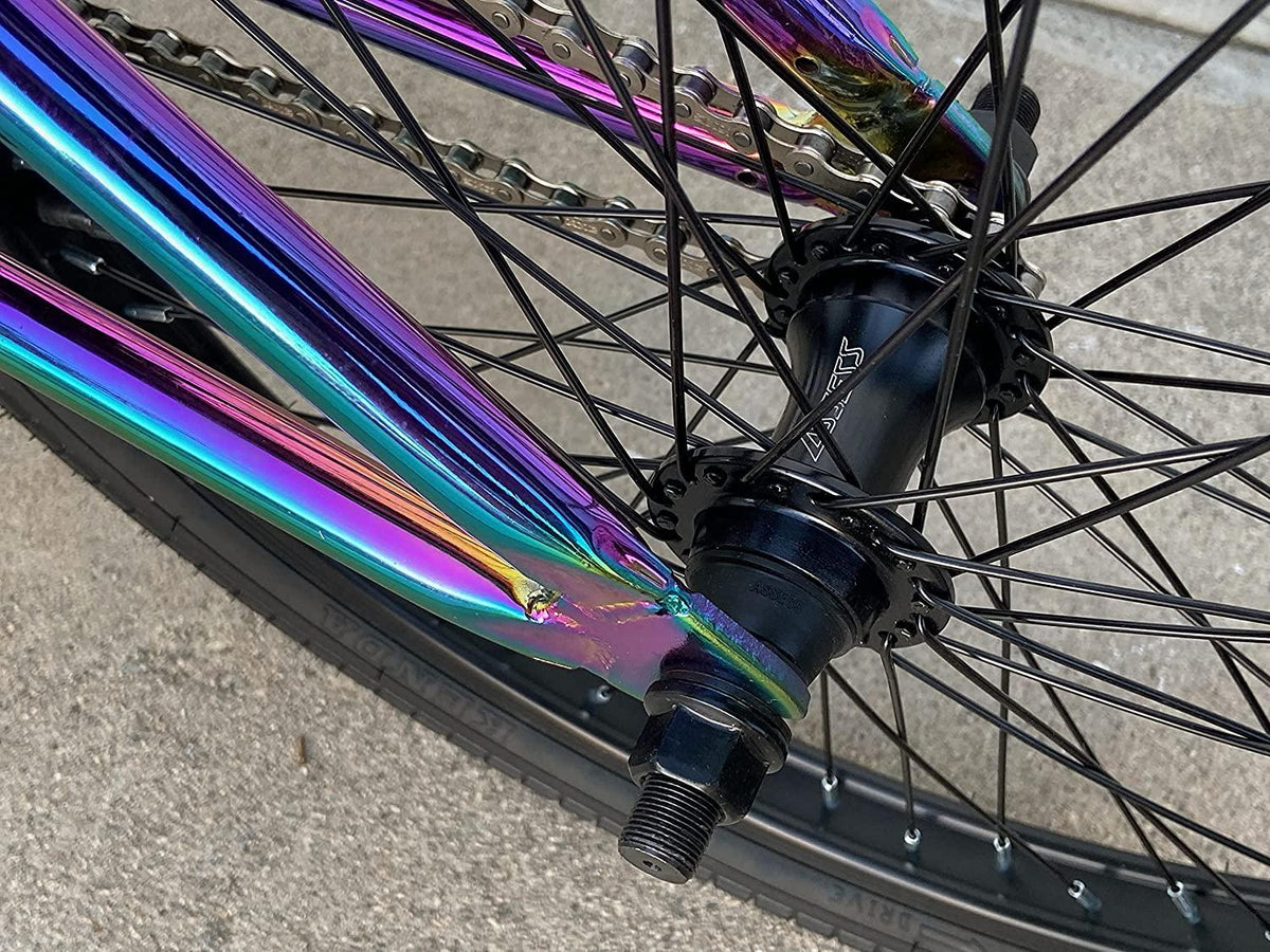 Pro 20" Complete BMX Bicycle W/ 3 Piece Crank, Pegs Included, Oil Slick