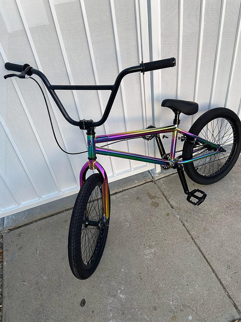 Pro 20" Complete BMX Bicycle W/ 3 Piece Crank, Pegs Included, Oil Slick