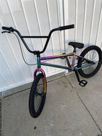 Pro 20" Complete BMX Bicycle W/ 3 Piece Crank, Pegs Included, Oil Slick